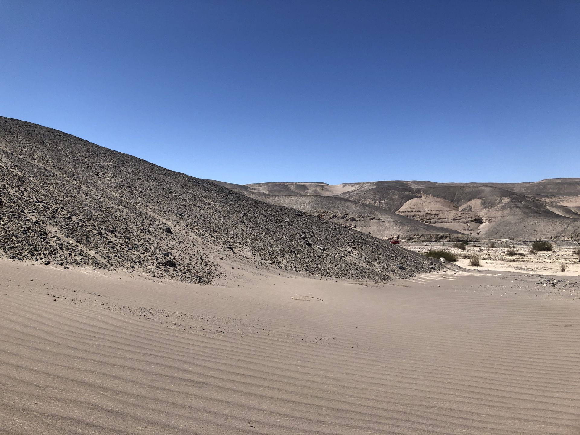 Paisaje de terreno árido